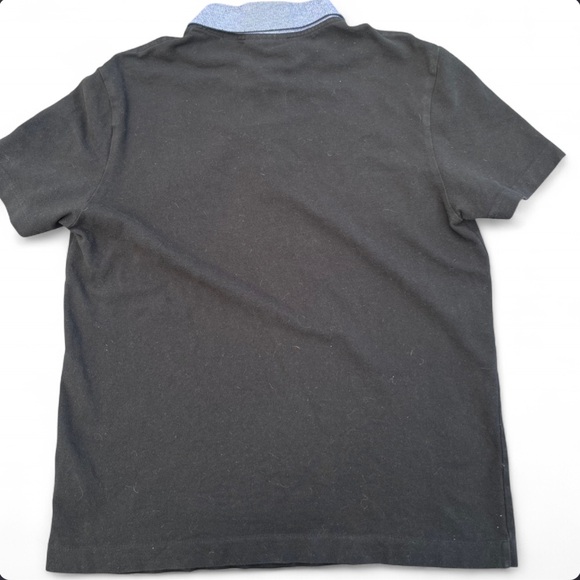 Lacoste Men’s Polo Shirt with Big Logo Black and Gray Size 5 - Picture 2 of 8